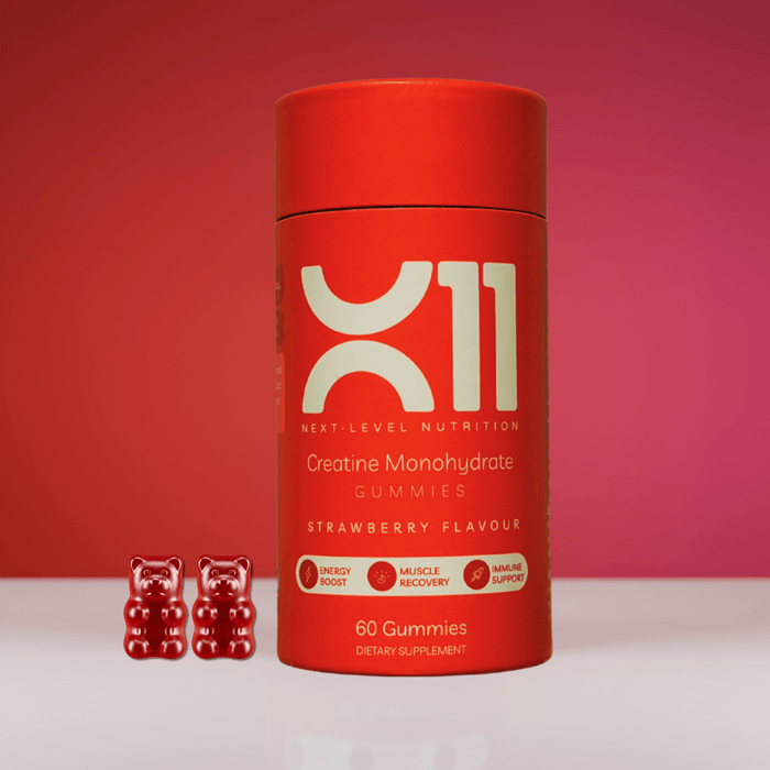 X11 Vegan Creatine Monohydrate Gummies - 5000mg – Strength & Recovery - X11