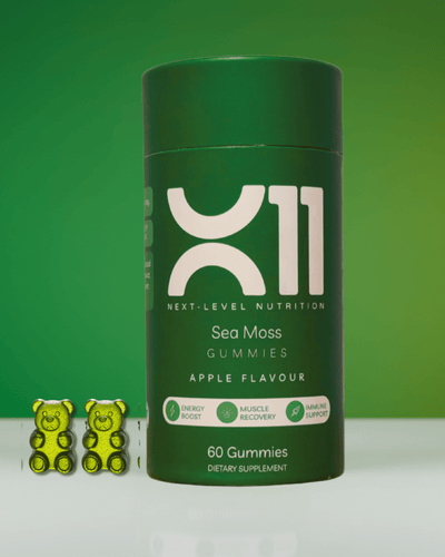 X11 Vegan Detox Gummies - Sea Moss, Bladderwrack, Burdock Root & ACV – 3200mg - X11