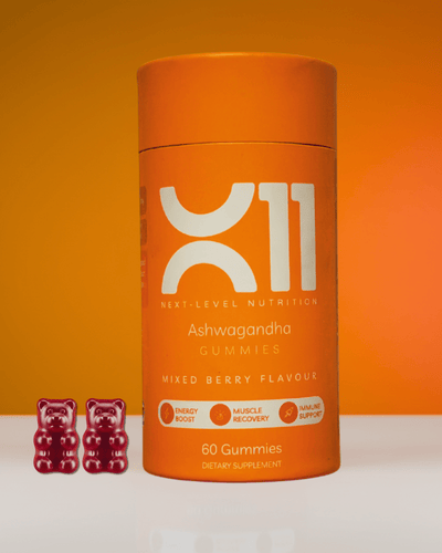 X11 Vegan Stress & Immune Support Gummies – Ashwagandha, Vitamin D3 & Zinc – 1500mg - X11